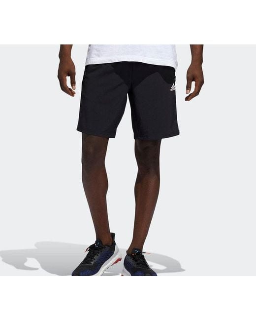 Adidas Black Short Library Shorts For for men
