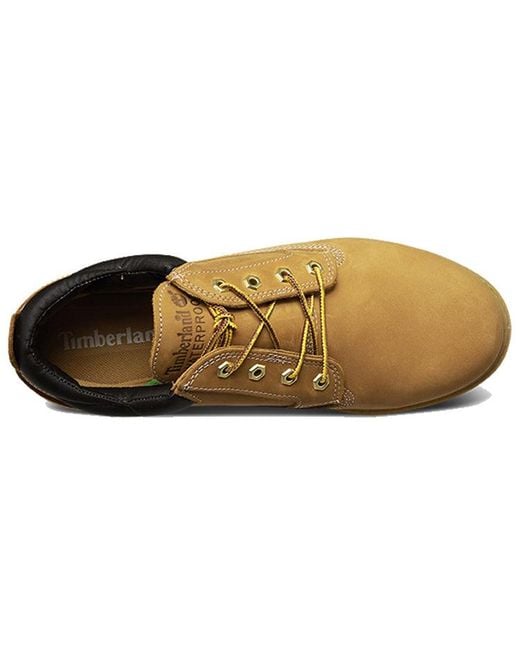 Timberland Brown Classic Oxford Waterproof Wide 'Wheat' for men