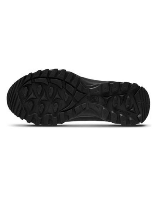 The North Face Black Truckee Mid Hiking Boots 'Tnf Asphalt' for men