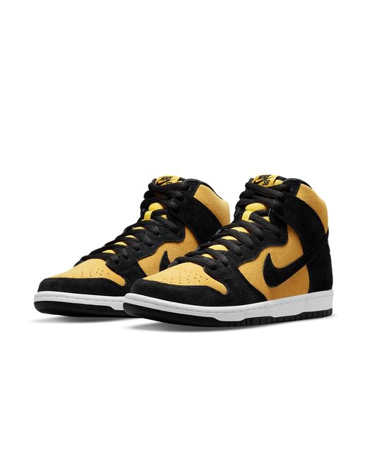 Nike Black Sb Dunk High Pro 'Reverse Goldenrod' for men