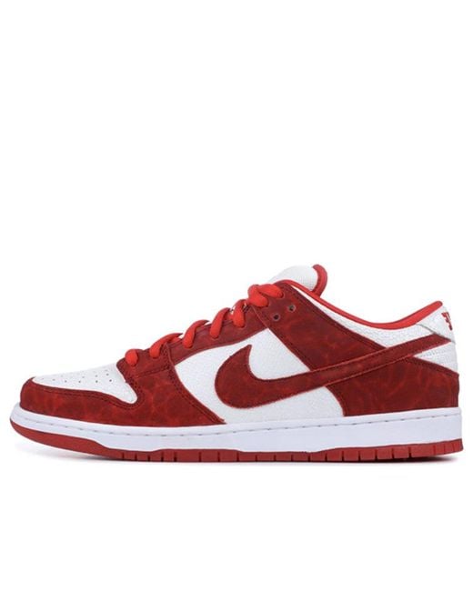 Nike Sb Dunk Low Premium 'Valentines Day' in Red for Men | Lyst UK