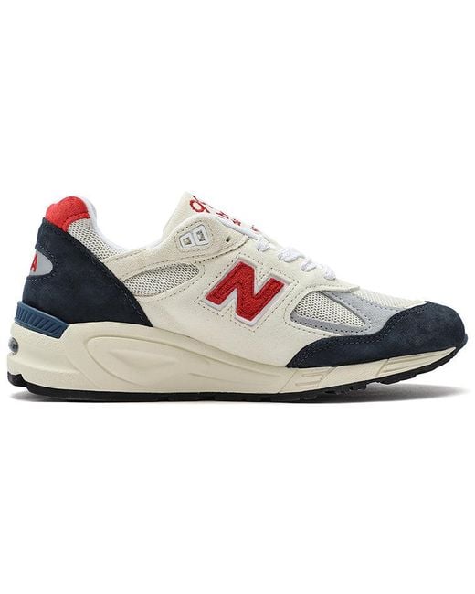 New Balance Blue Teddy Santis X 990V2 Made for men