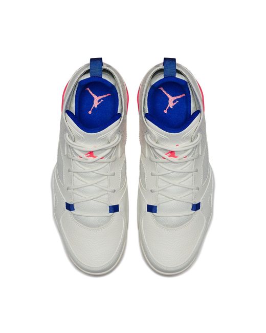 Nike White Jordan Flight Club '1 'ultramarine' for men
