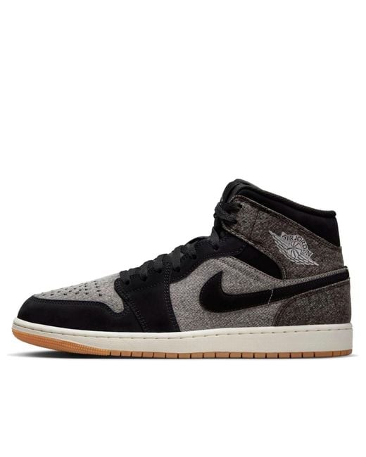 Nike Black 1 Mid Se Denim' for men