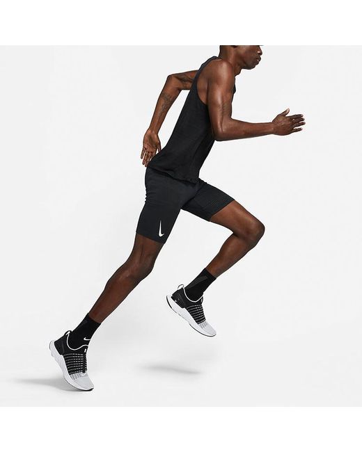 Nike Green Aeroswift Breathable Fabric Running Sport Sculpting Work Outshorts for men