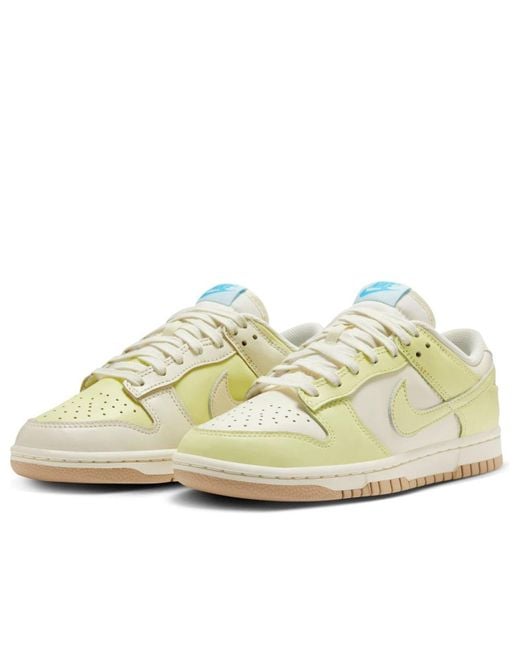 Nike White (Wmns) Dunk Low 'Coconut Milk Life Lime'