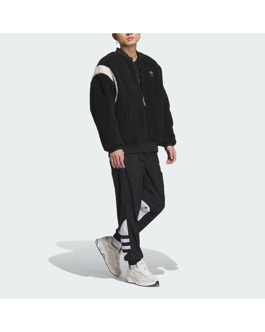 Adidas Black Originals X Feifei Ruan Reversible Sherpa Bomber Asia Sizing for men