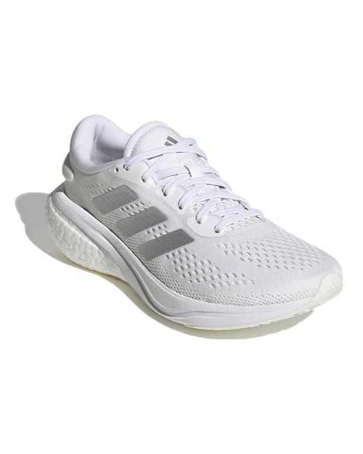Adidas White (Wmns) Supernova 2 Metallic'