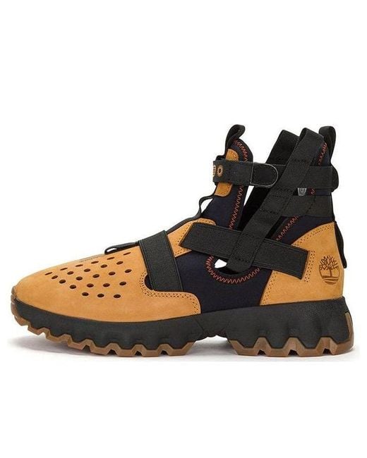 Timberland Black Greenstride Edge Lace Up Boot Sandals for men