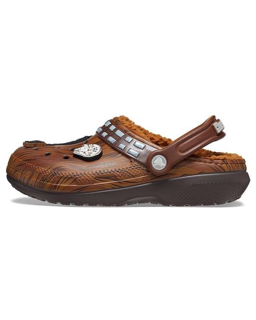 CROCSTM Brown Classic Lined Clog