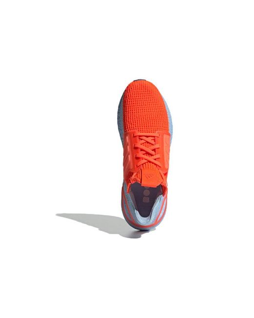Adidas Blue Ultraboost 19 'Solar Glow' for men