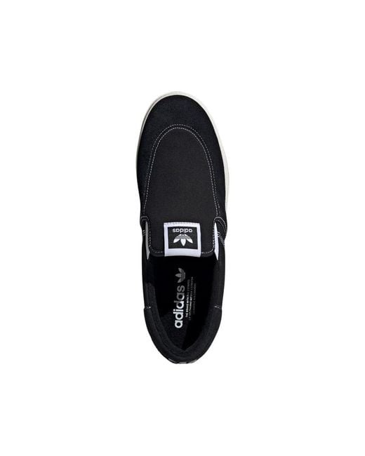 Adidas Black Stan Smith Cs Slip-On for men