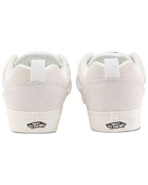 Vans White Knu Skool Shoes 'Light' for men
