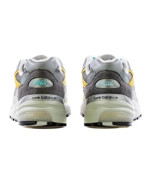 New Balance Yellow Amoeba Music X Nice Kicks X 992 Made for men