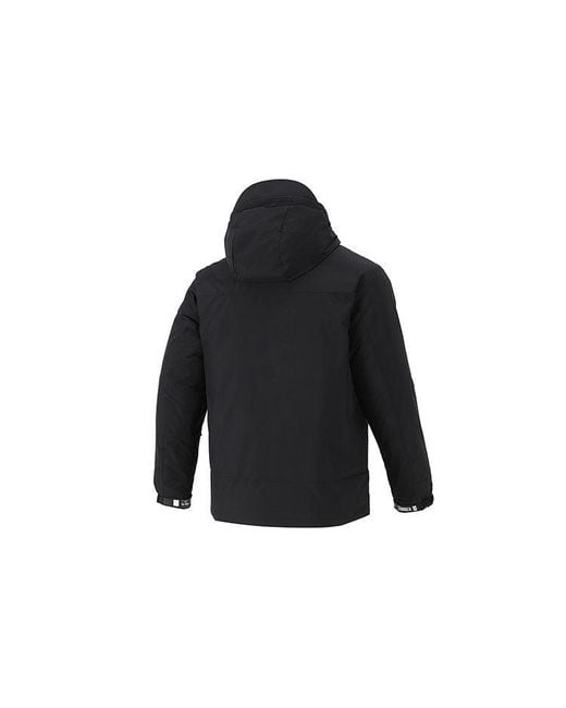 Adidas Blue Snw Down Jkt Drawstring Hooded Casual Stay Warm Down Jacket for men