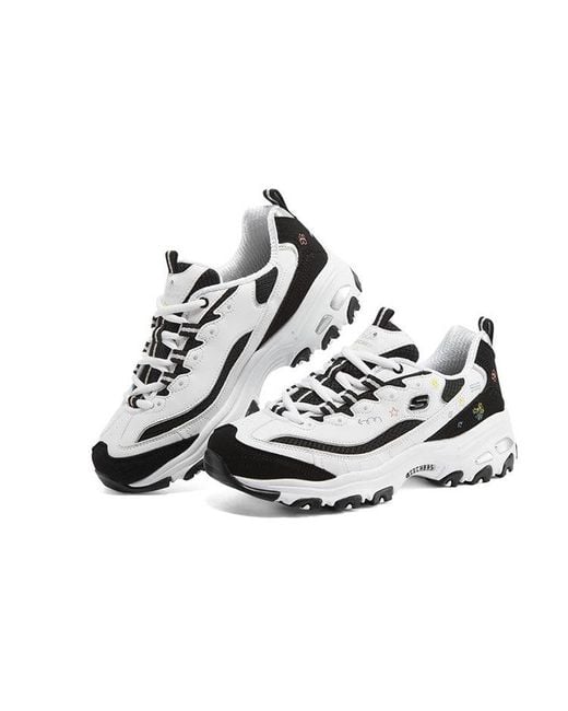 Skechers White (Wmns) D'Lites 1.0