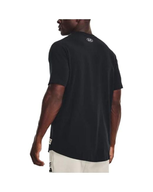 Under Armour Black Project Rock Family T-Shirt for men