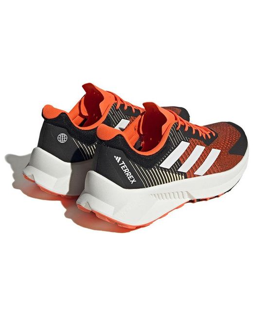 Adidas Red Soulstride Flow Trainers Cblack / Crywht / Impora for men