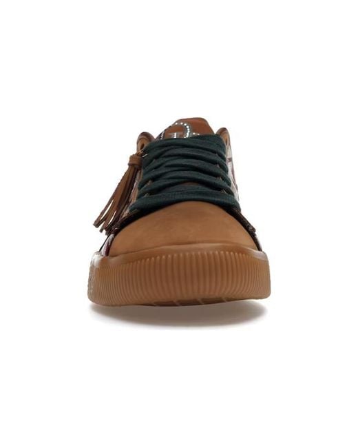 PUMA Brown X Dapper Dan Clyde Vintage 'Pre-Game Runway for men