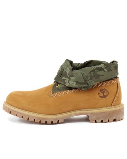 Timberland Green Roll-top Boots Basic for men