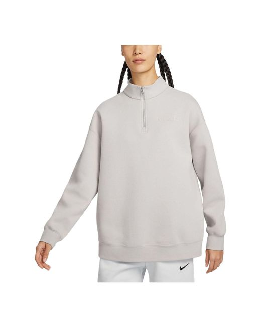 Nike Gray (Wmns) Sportswear Top 'Light Iron Ore'