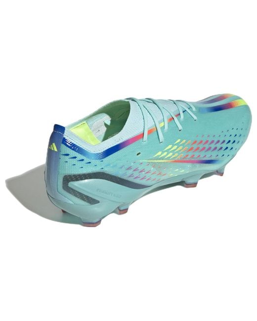 Adidas Blue X Speedportal.1 Fg 'Al Rihla Pack Clear Aqua' for men