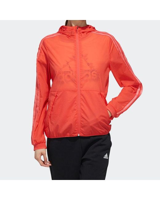 Adidas Red (Wmns) Sports Stylish Jacket