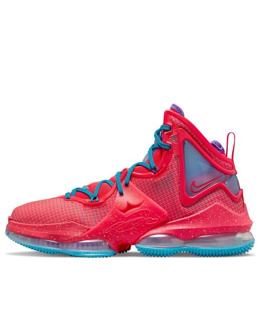Nike Red Lebron 19 'King's Crown' for men