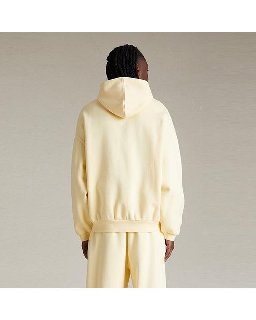 Fear Of God Yellow Pullover Hoodie 'Garden' for men
