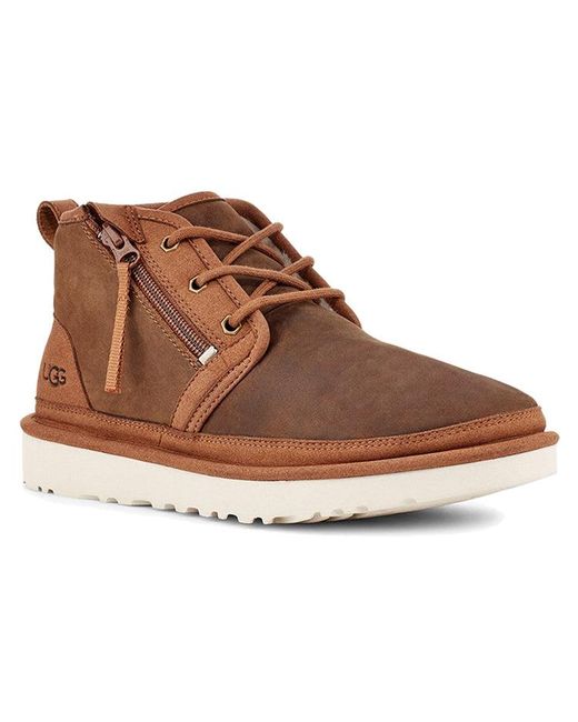 Ugg Brown Neumel Zip High Top Fleece Lined for men