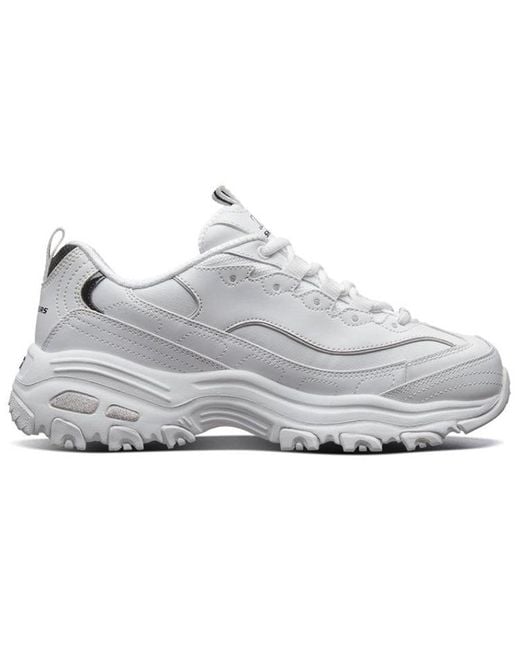 Skechers White (Wmns) D'Lites Gs