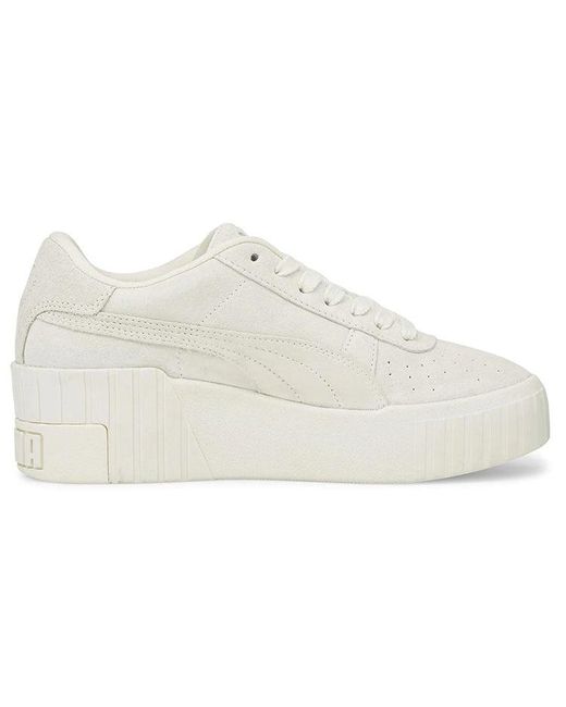 PUMA White (Wmns) Cali Wedge Tonal