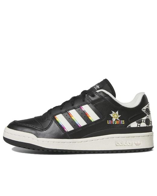 Adidas Black Originals Pride Rm Forum Low Shoes for men