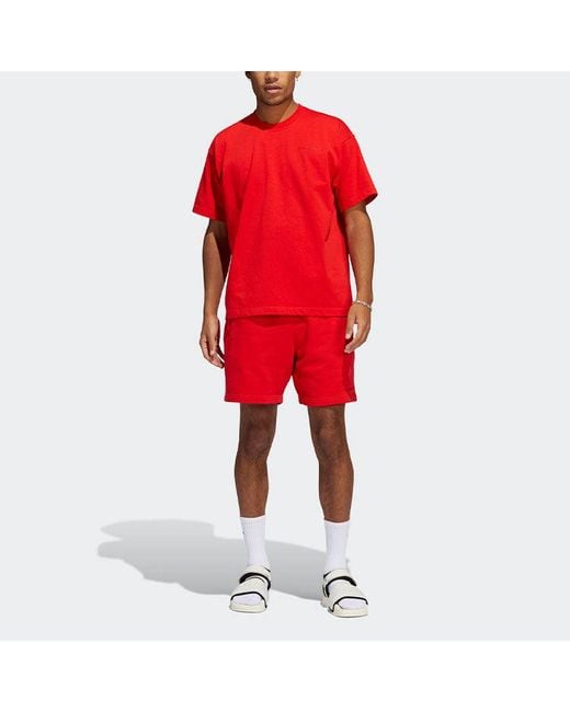 Adidas Red X Pharrell Basic Sports Shorts for men