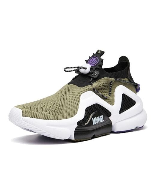 Anta Green X Marvel Running Shoes 'Hulk' for men