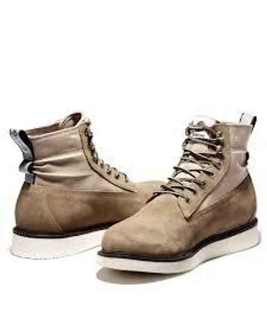 Timberland Brown Vibram 6 Inch Premium Wide Fit Boots for men