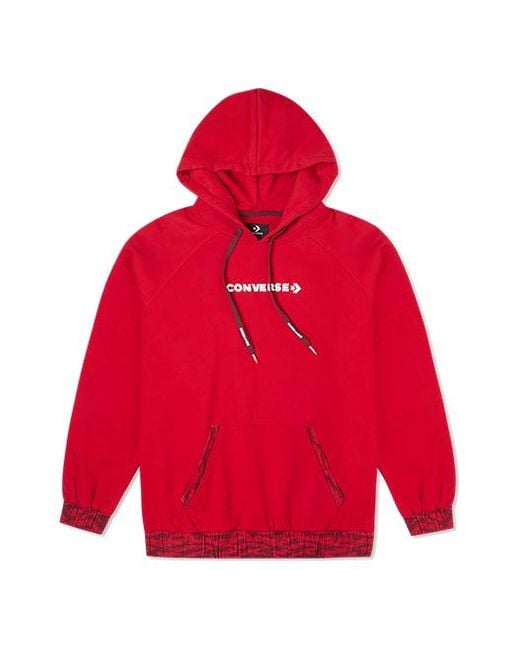 Converse Red (Wmns) New Year Series Tiger Stripes Hoodie