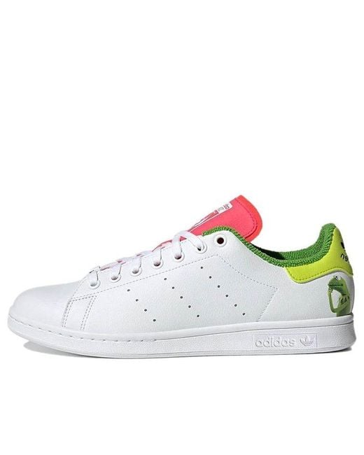 Adidas White The Muppets X Stan Smith 'Kermit The Frog for men