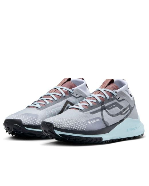 Nike Blue (Wmns) React Pegasus Trail 4 Gtx 'Light Smoke Glacier'