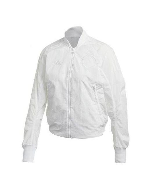Adidas White Vrct Jk Woven Jacket