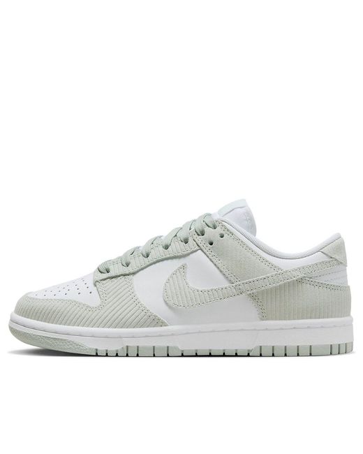 Nike White (Wmns) Dunk Low 'Light Corduroy'