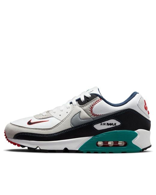 Nike White Ken Griffey Jr. X Air Max 90 'Backwards Cap' for men