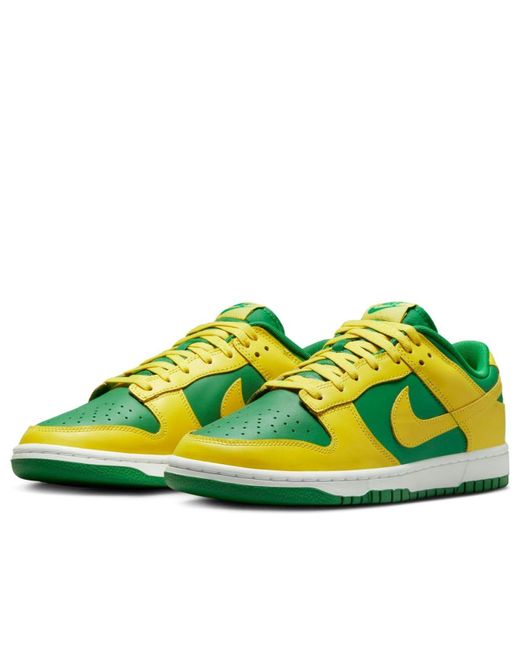 Nike Yellow Dunk Low 'Reverse Brazil' for men