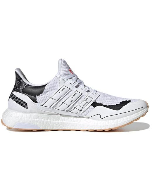 Adidas White Ultraboost Clima 'Schematic for men