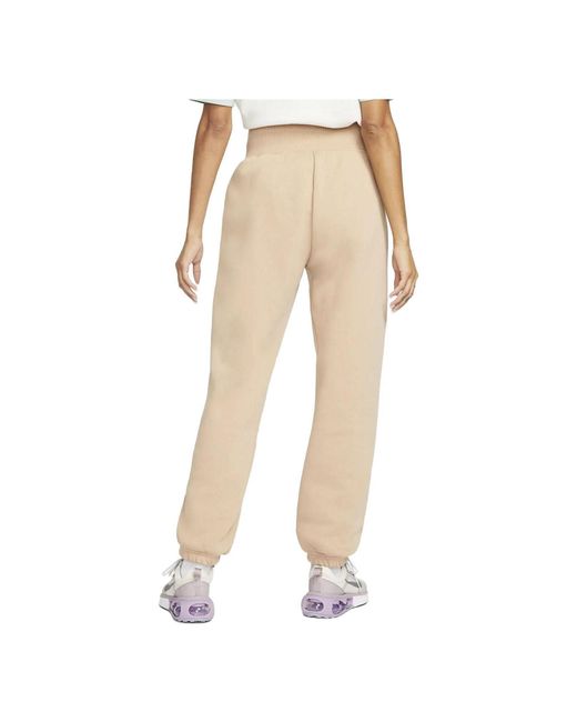 Nike Natural (Wmns) Sportswear Phoenix Fleece High-Waisted Oversized Tracksuit Bottoms 'Hemp'