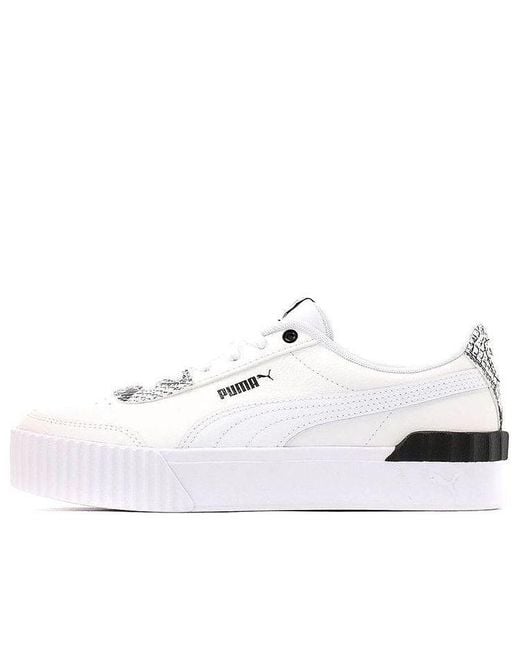 PUMA White (Wmns) Carina Lift Casual Shoes For