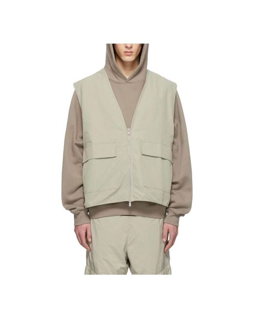Fear Of God Natural Ss22 Cotton Vest 'Sea Foam' for men