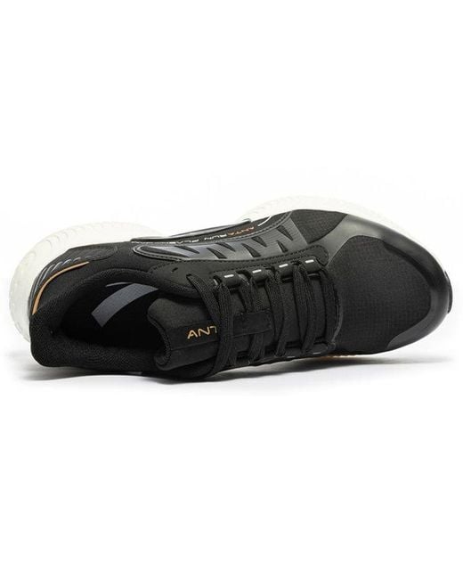 Anta Black Running Series Sneakers Wormhole Technology' for men