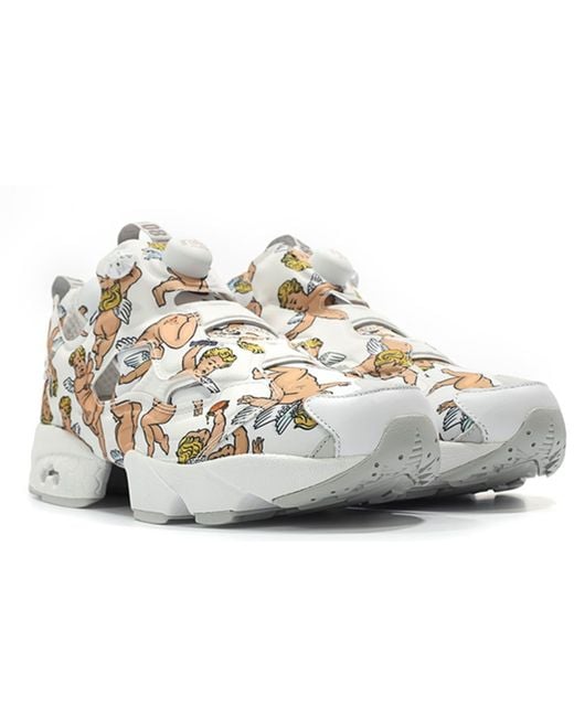 Reebok White Instapump Fury 'La' for men