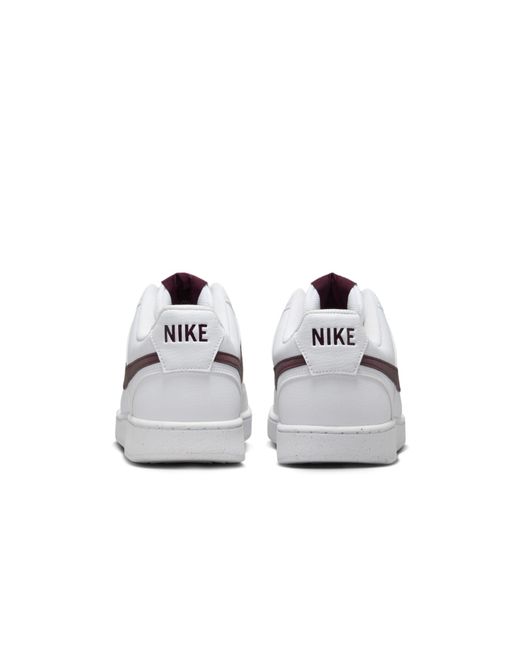 Nike White Court Vision Low Next Nature Burgundy Crush' for men